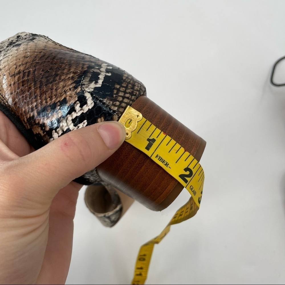 ASOS Snakeskin Tie Shoes - Picture 9 of 12